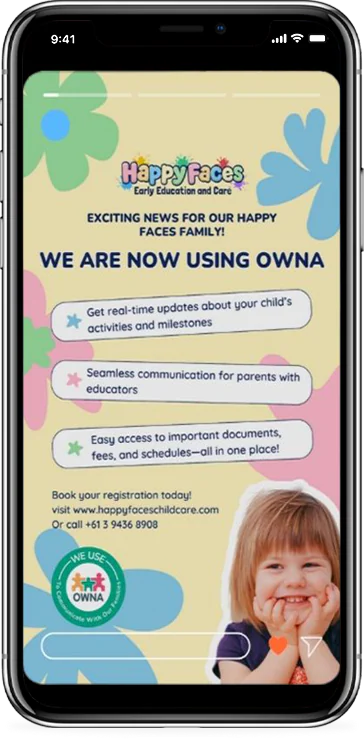 Social media story design shown on a phone